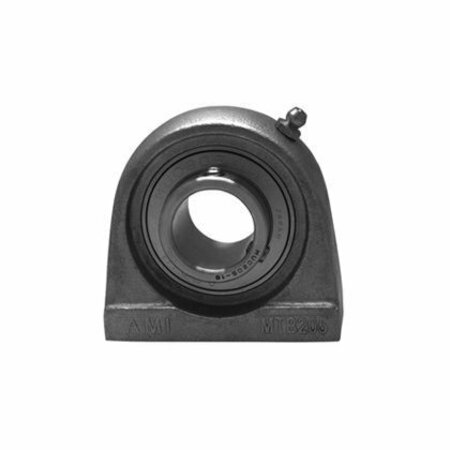 AMI BEARINGS SINGLE ROW BALL BEARING - 1 IN. STAINLESS SET SCREW STAINLESS TAPPED BASE PLW BLK MUCTB205-16